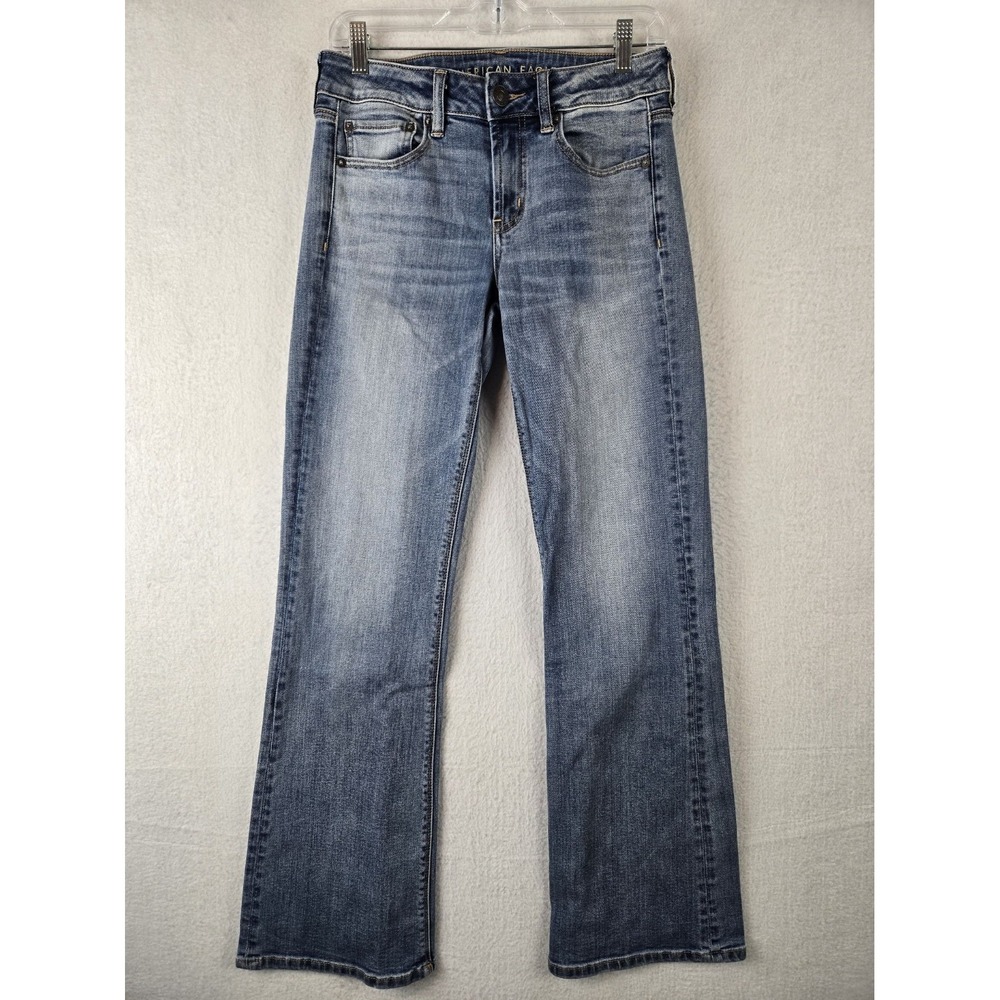 American Eagle Jeans Womens Size 6 Favorite Boyfriend Super Stretch Denim